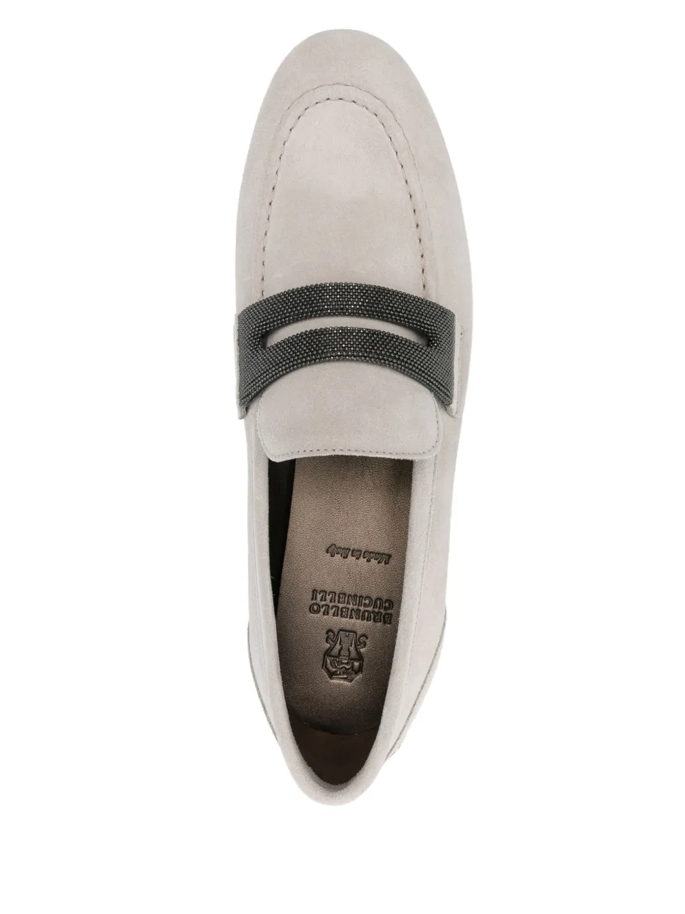 Brunello Cucinelli Monili-chain loafers Neutrals