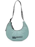 Karl Lagerfeld Jeans Half-Moon shoulder bag - Blue