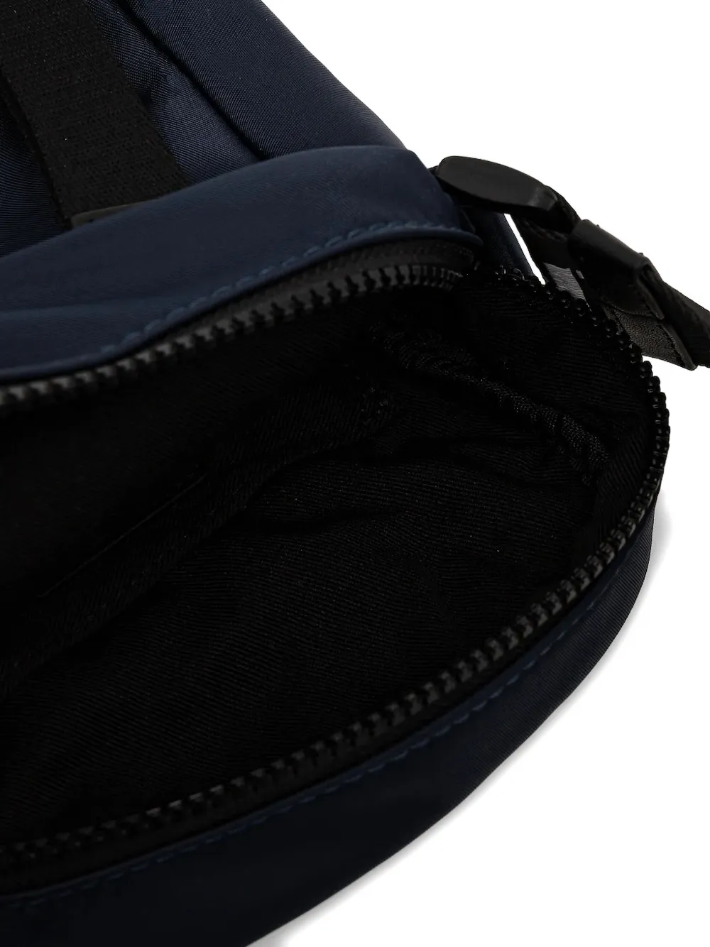 Karl Lagerfeld Jeans logo-plaque messenger bag Zwart