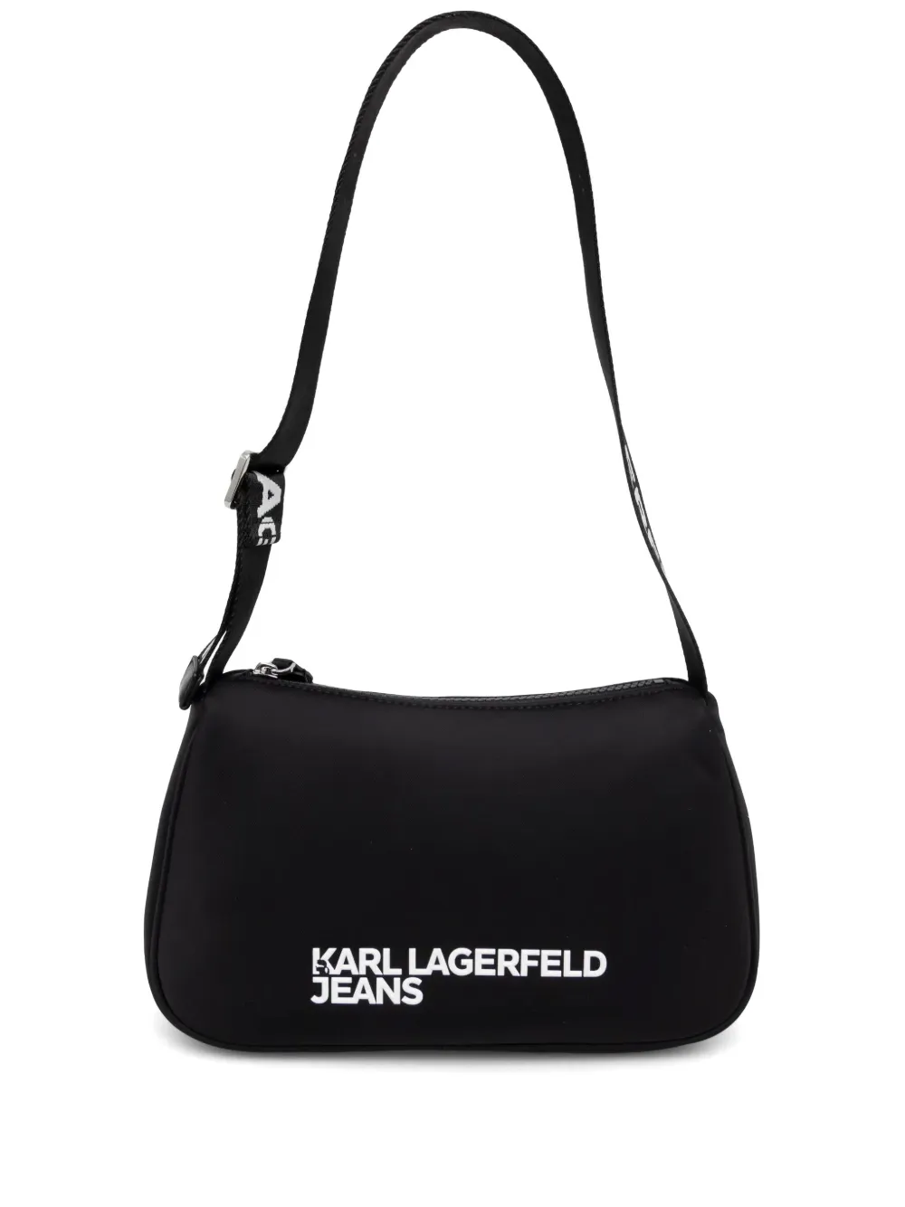 logo-print shoulder bag