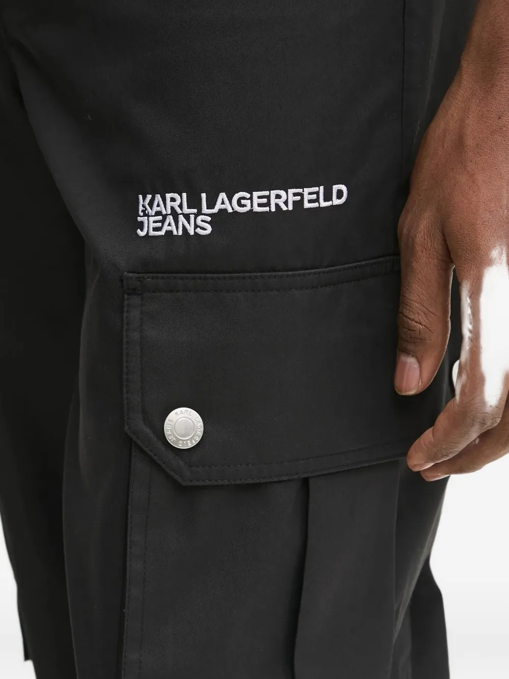 Karl Lagerfeld Jeans Cargo broek Zwart