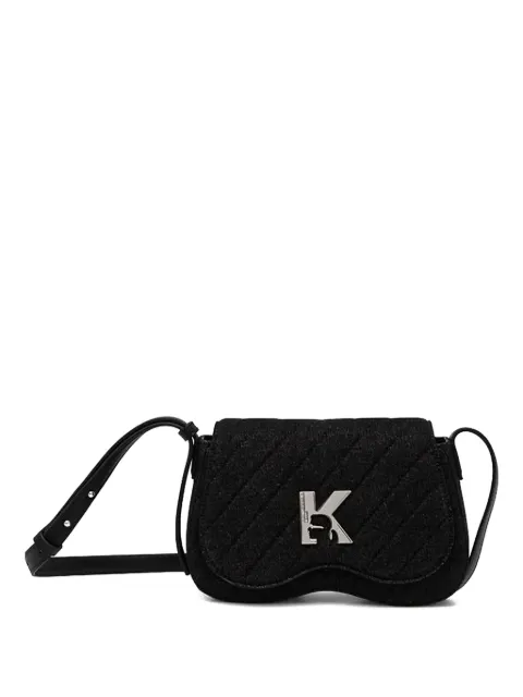 Karl Lagerfeld Jeans quilted K-logo crossbody bag 