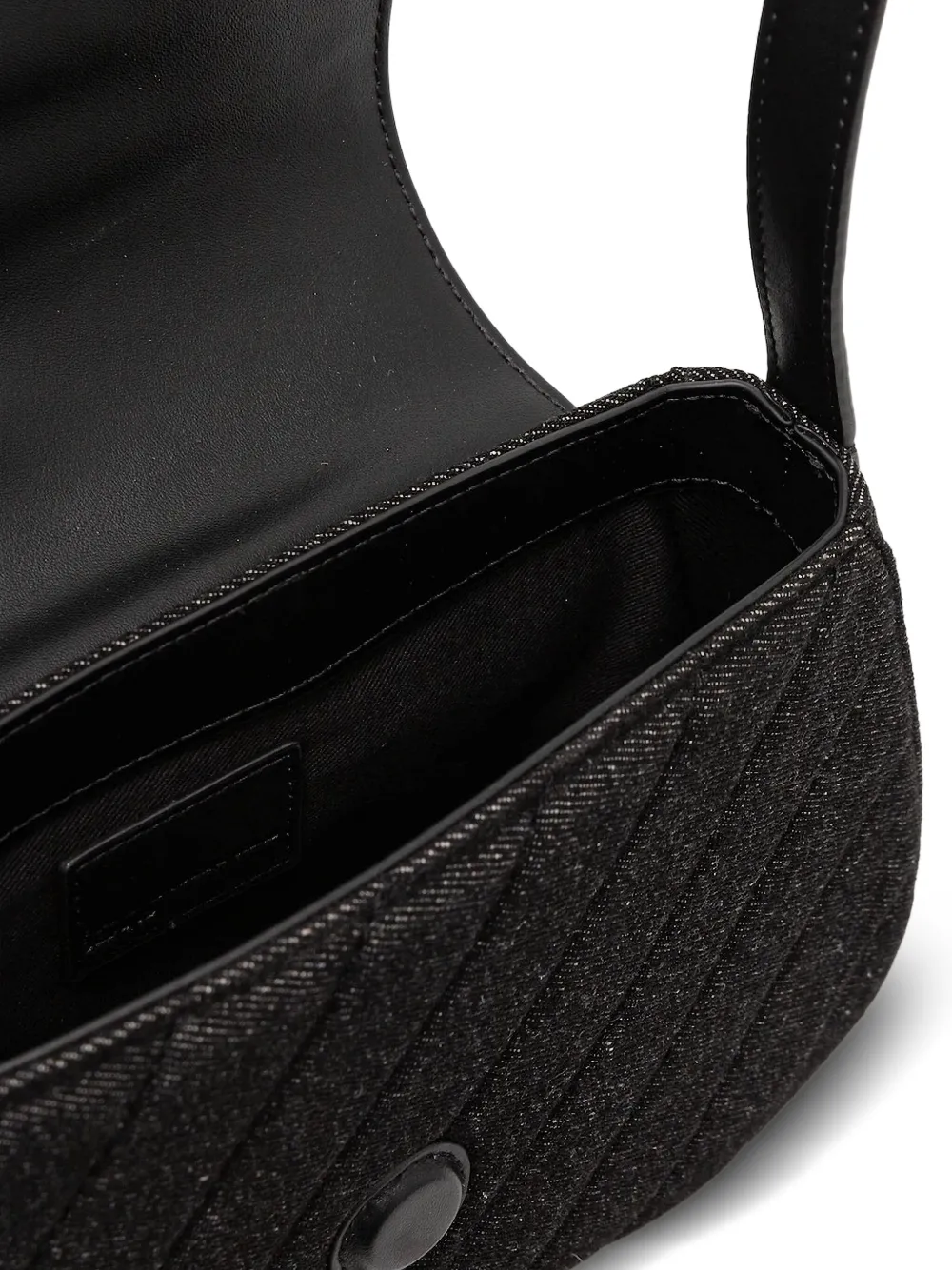 Karl Lagerfeld Jeans Gewatteerde crossbodytas met K-logo Zwart