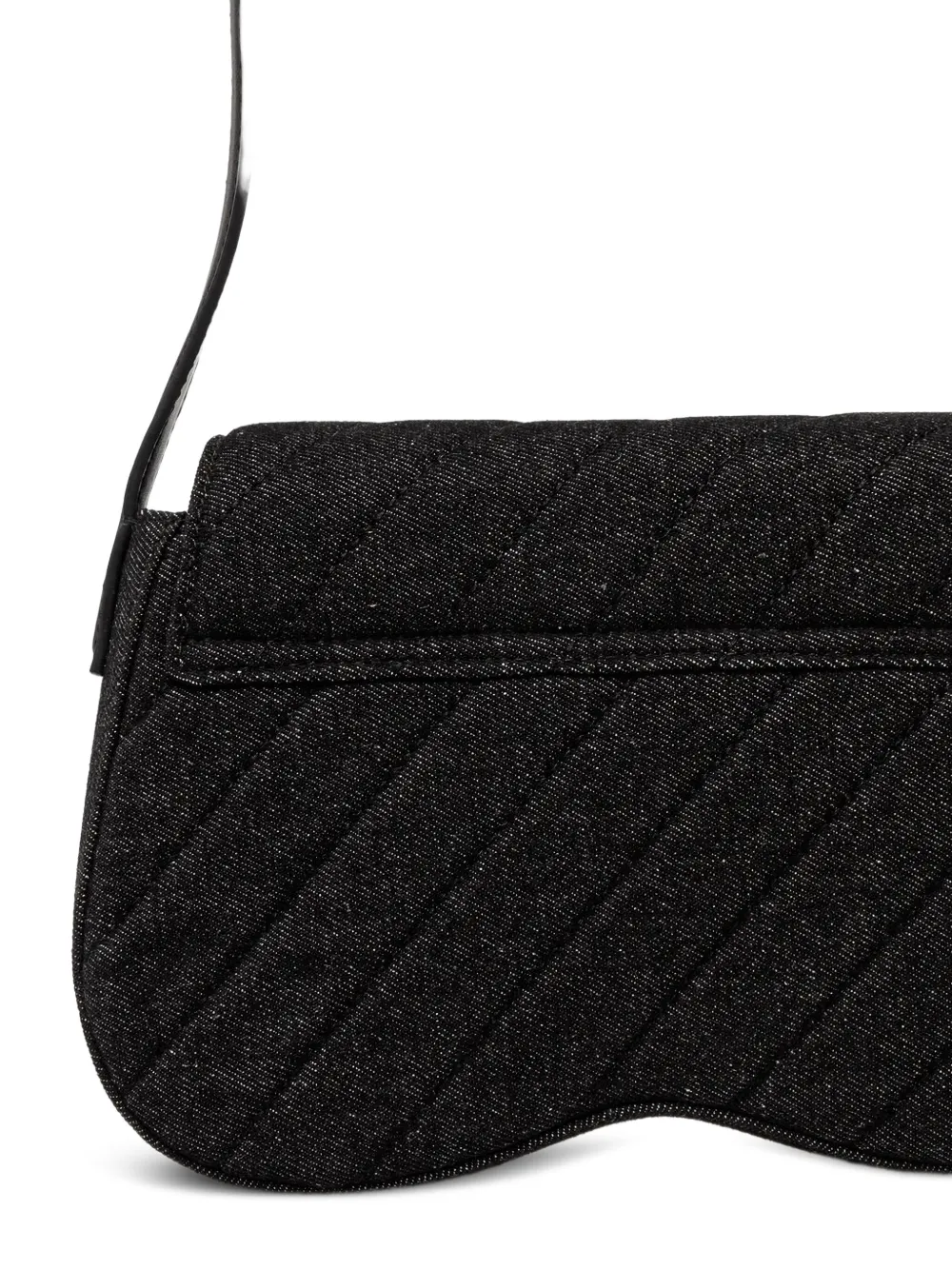 Karl Lagerfeld Jeans Gewatteerde crossbodytas met K-logo Zwart