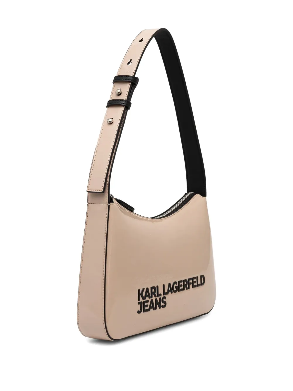 Karl Lagerfeld Jeans Schoudertas met logo - Beige