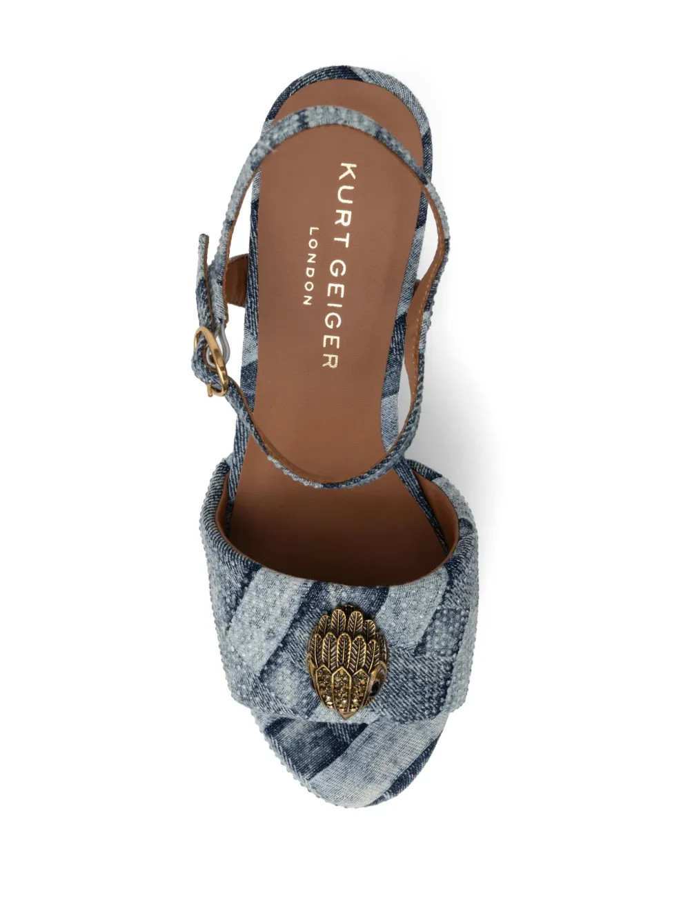 Kurt Geiger London 135mm Kensignton sandals Blue