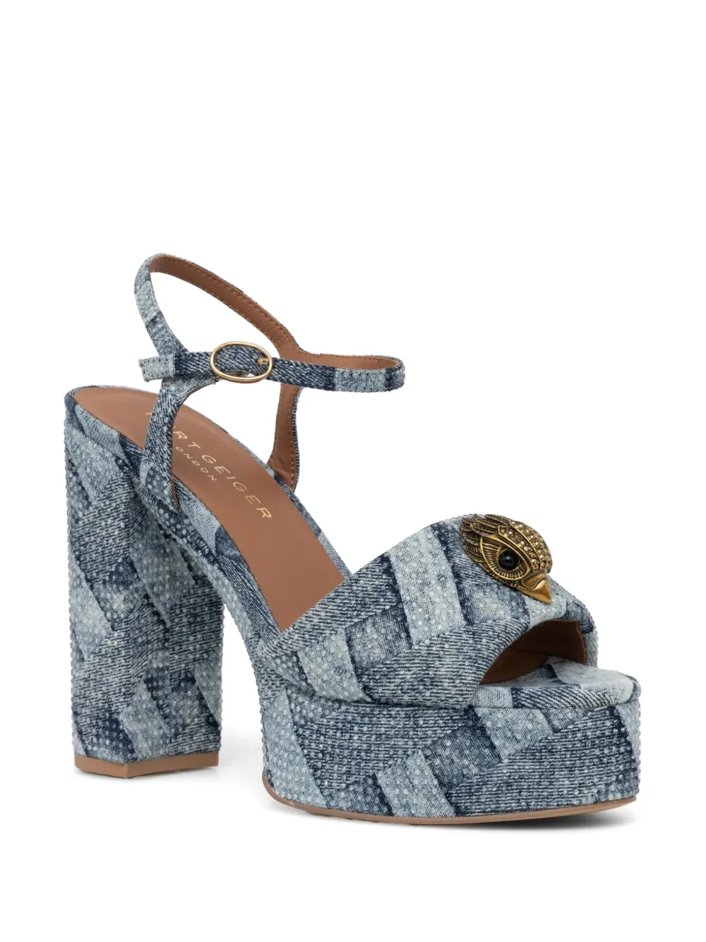 Kurt Geiger London 135mm Kensignton sandals - Blauw