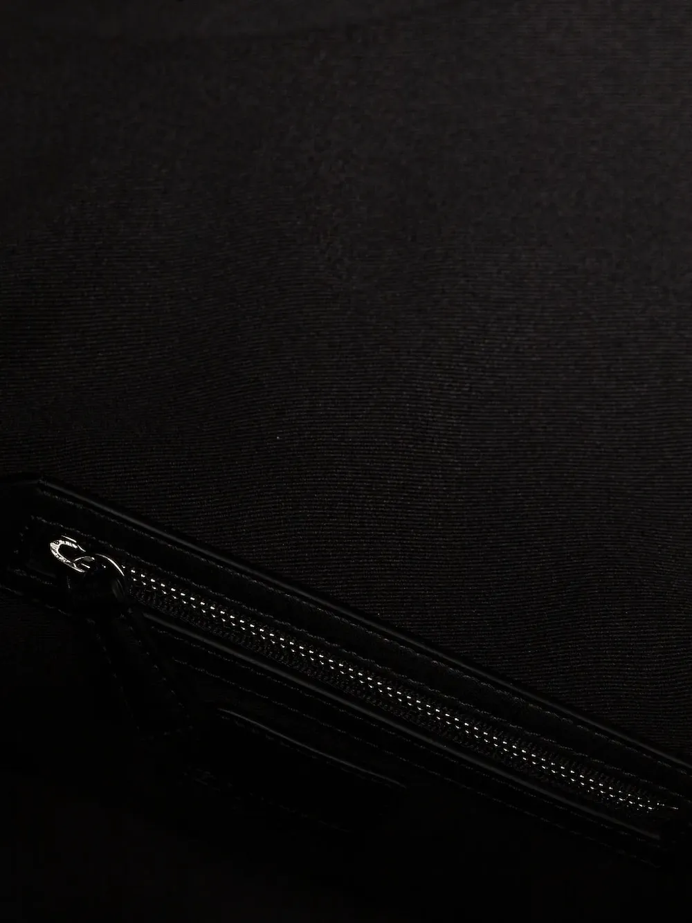 Karl Lagerfeld Jeans Shopper met gerolde bovenkant en logoplakkaat Zwart