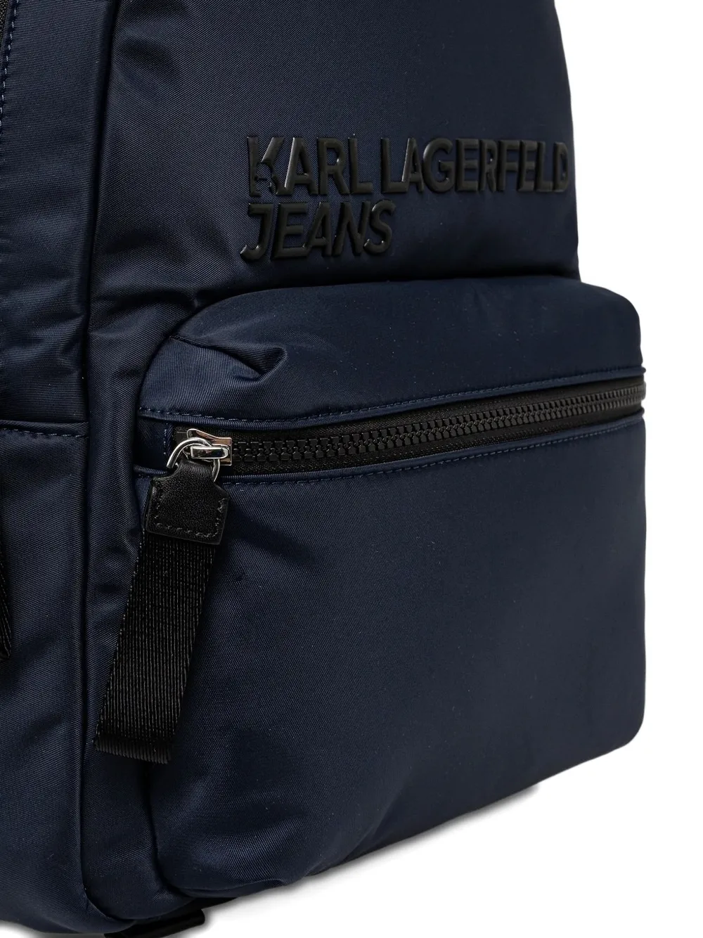 Karl Lagerfeld Jeans Rugzak met logoplakkaat Blauw