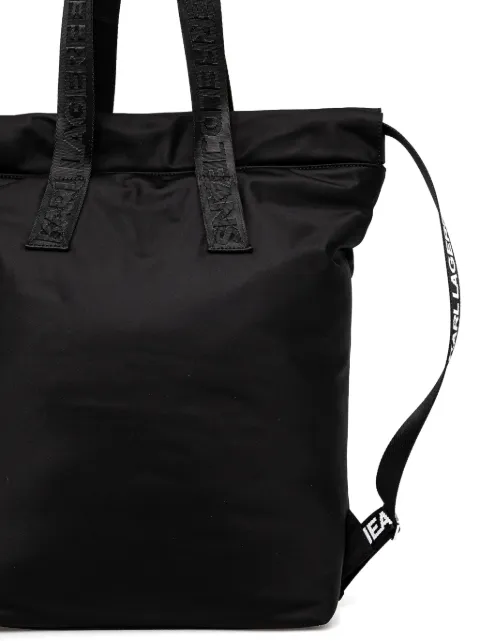 Karl Lagerfeld Jeans logo-patch backpack A1W30234 - 2