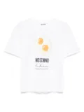 Moschino Kids egg-print T-shirt - White