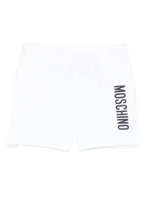 Moschino Kids cotton track shorts