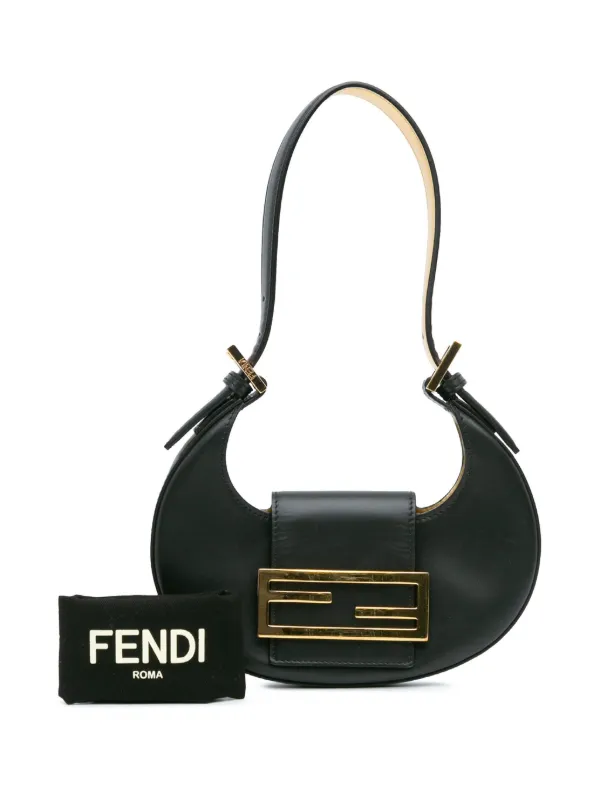 Fendi Pre-Owned 2000-2023 Mini Leather Cookie Hobo Handbag