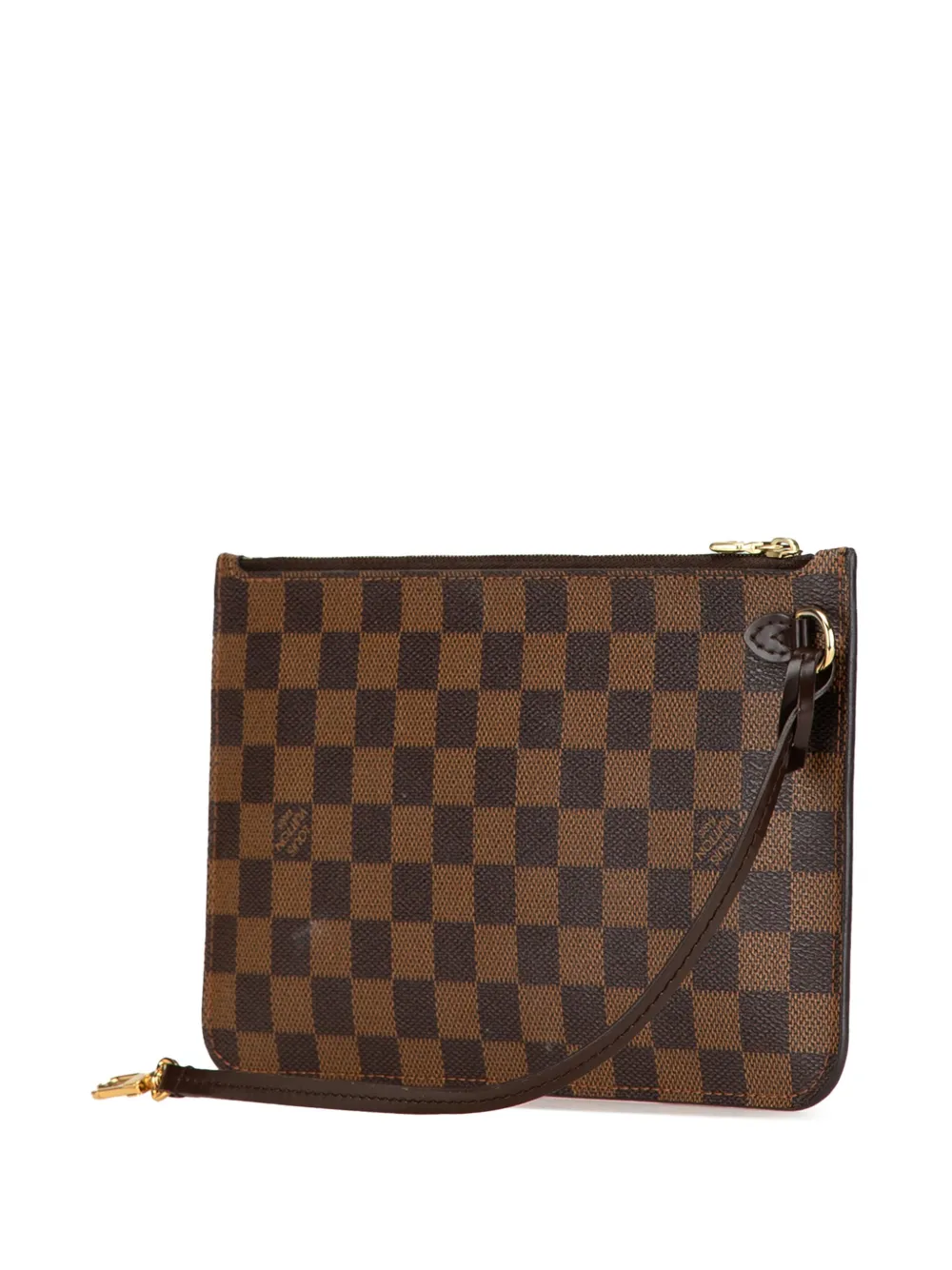 Louis Vuitton Pre-Owned 2015 Damier Ebene Neverfull MM buidel - Bruin