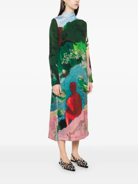 Stine Goya long-sleeves midi dress SGPS25D0172263P - 2