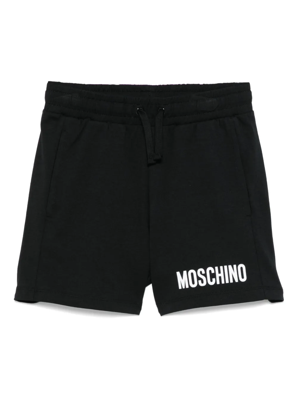 Moschino Kids Shorts met logoprint Zwart