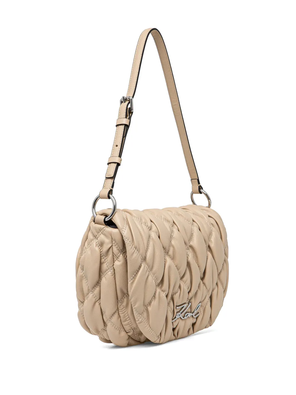 Karl Lagerfeld K Signature schoudertas Beige