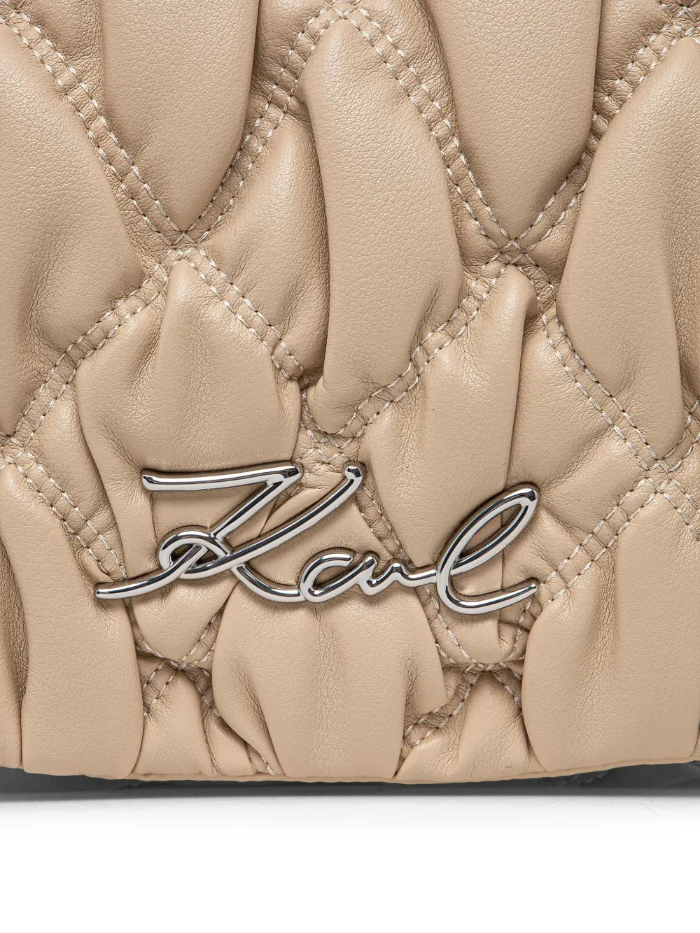 Karl Lagerfeld K Signature schoudertas Beige