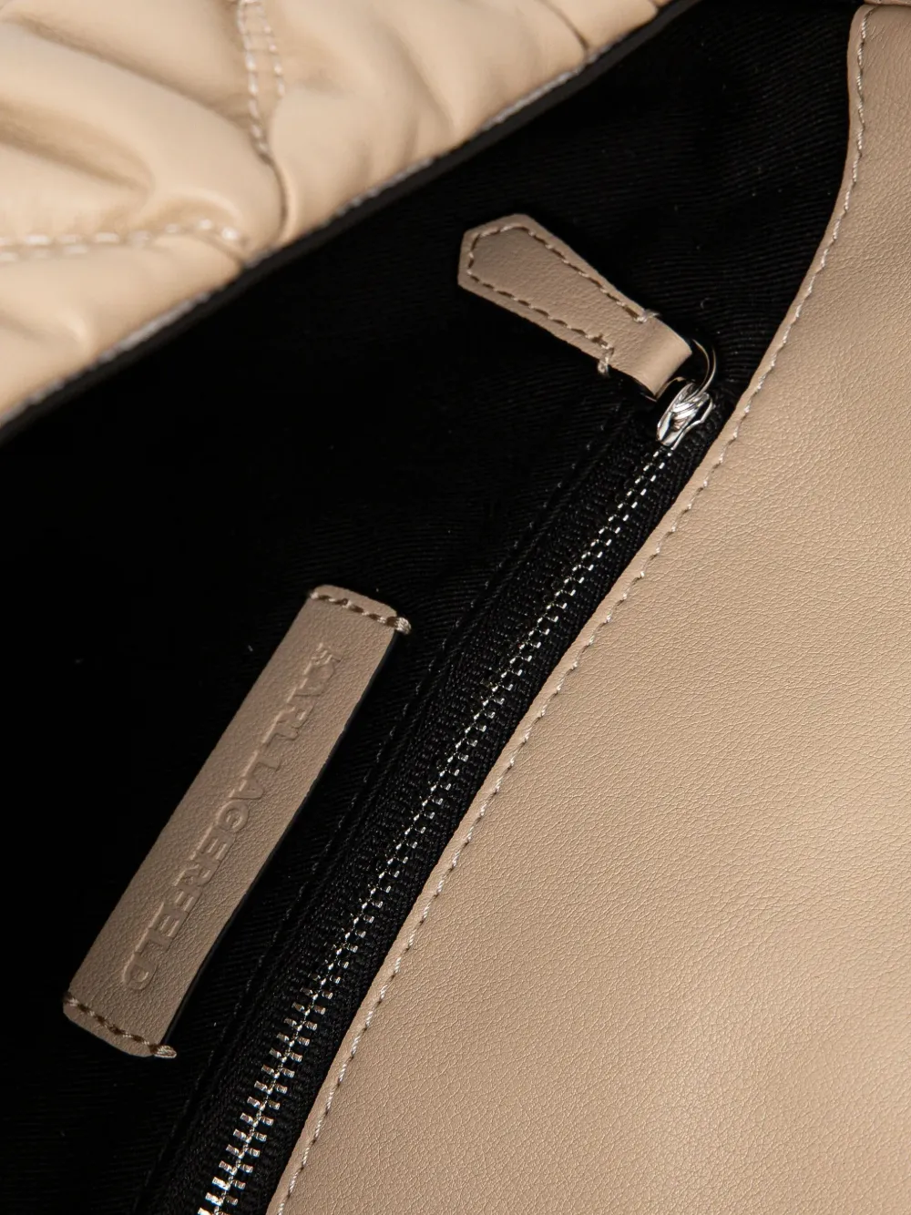 Karl Lagerfeld K Signature schoudertas Beige