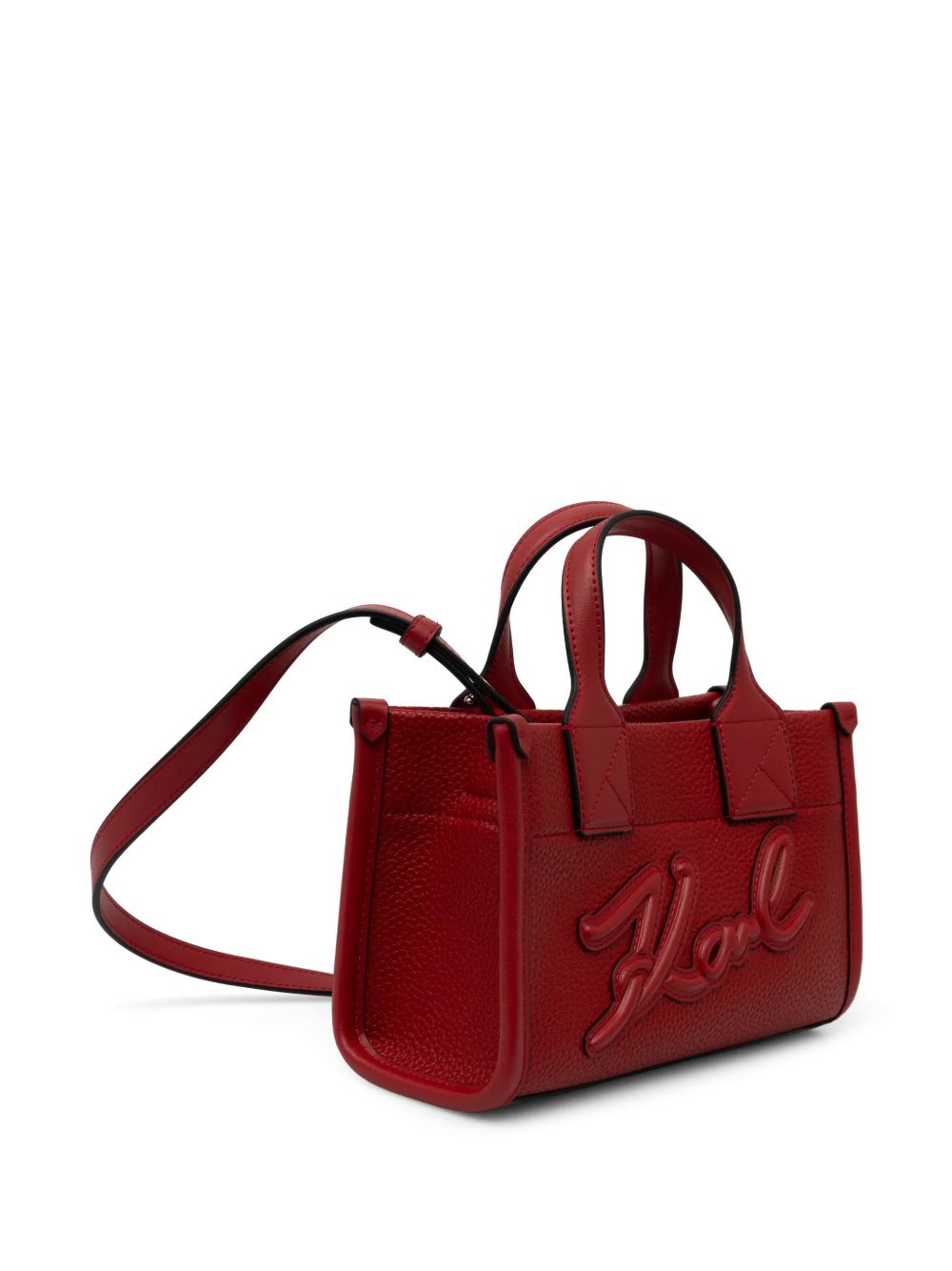 Karl Lagerfeld K/Skuare tote bag - Rood