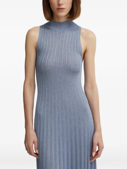 IVY OAK Flora ribbed high-neck maxi dress
