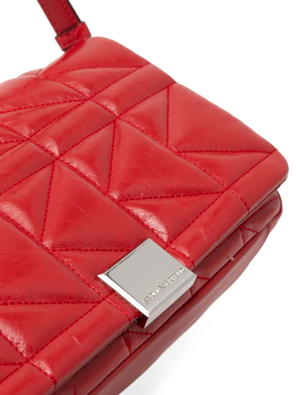Karl Lagerfeld K Kuilt schoudertas Rood