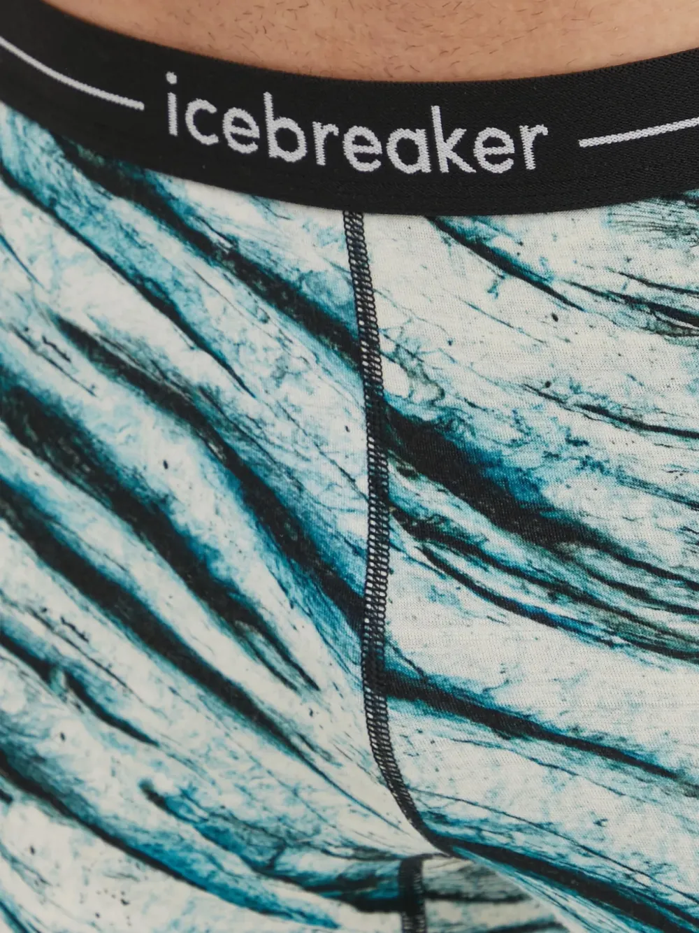 icebreaker Legging met print Wit