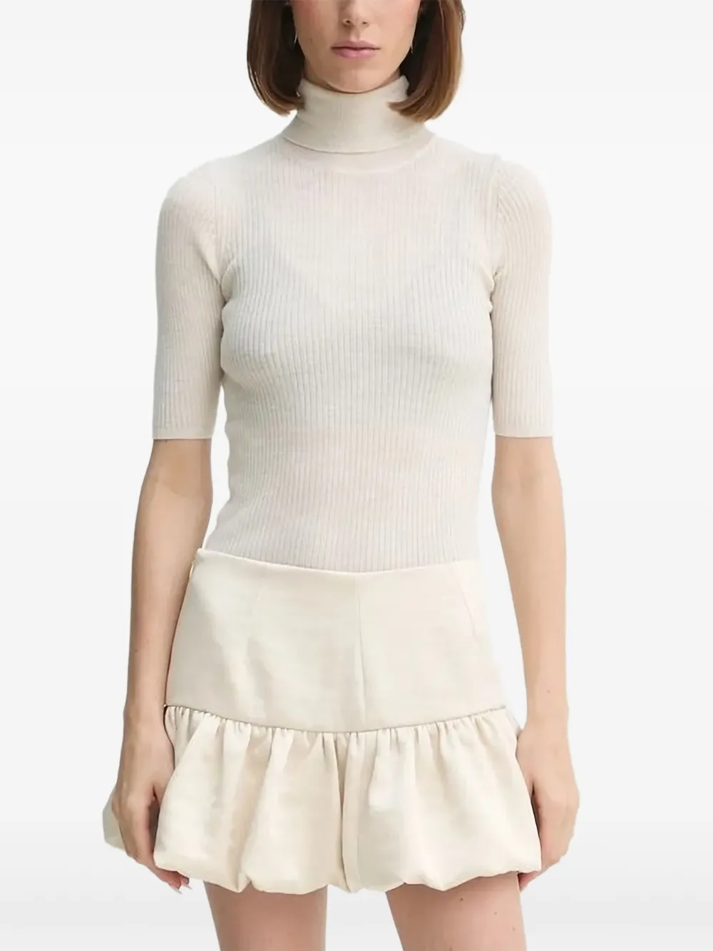 HERSKIND turtleneck sweater | White | Image 1
