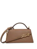 Karl Lagerfeld K/Signature cross body bag - Brown