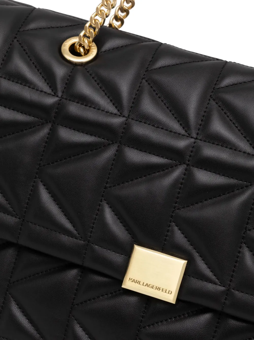 Karl Lagerfeld Grote K Kuilt shopper Zwart