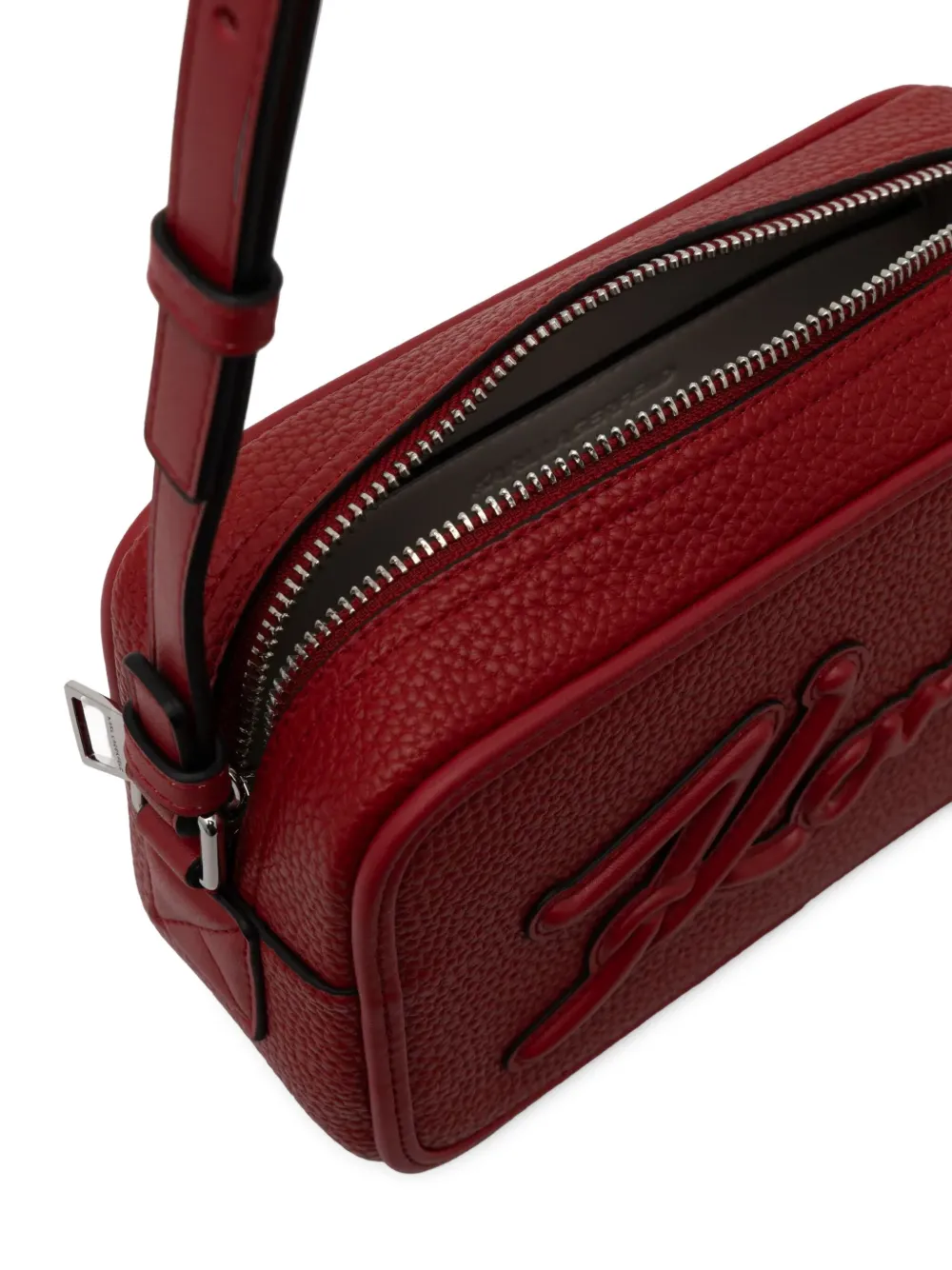 Karl Lagerfeld K/skuare Cross Body Bag In Red