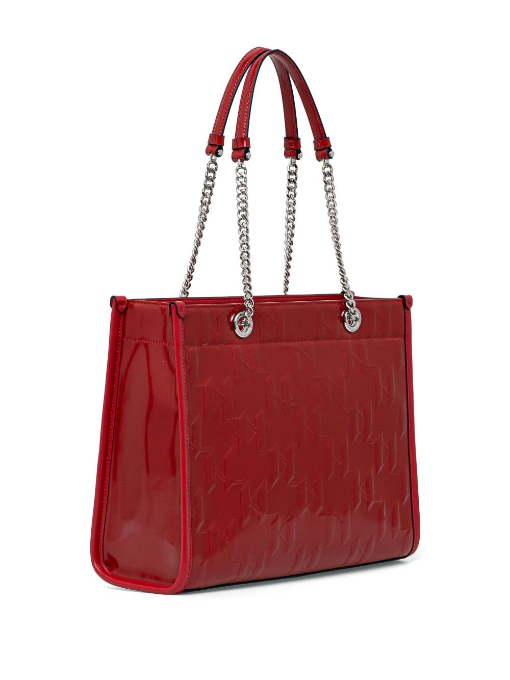 Karl Lagerfeld K/Skuare tote bag - Rood