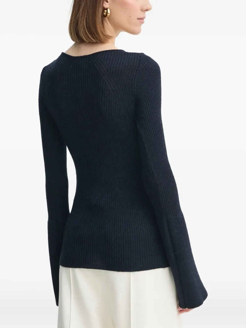 HERSKIND ribbed bell-sleeve cardigan | Cardigans | Image 2