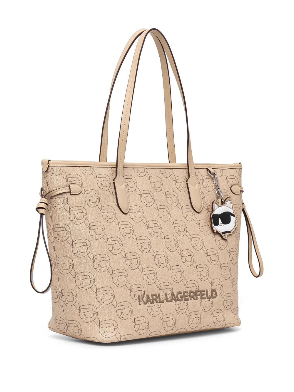 Karl Lagerfeld large Ikon tote bag - Beige