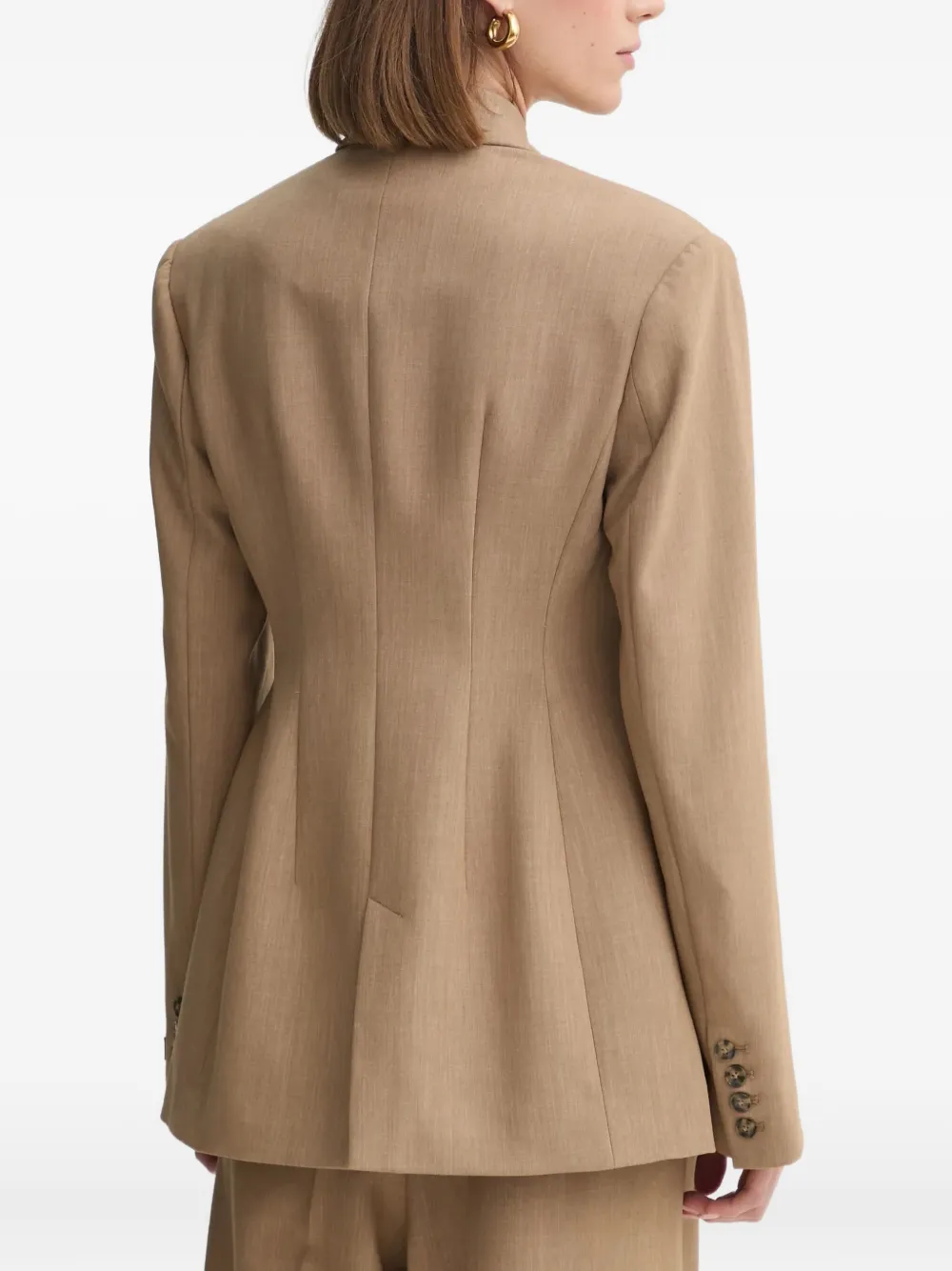 Herskind Double-breasted Buttoned Blazer In Neutral