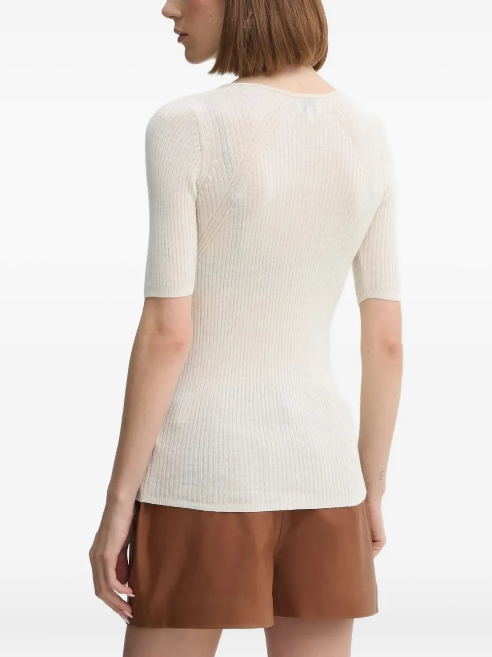 HERSKIND ribbed button-front top | Knitted Tops | Image 2