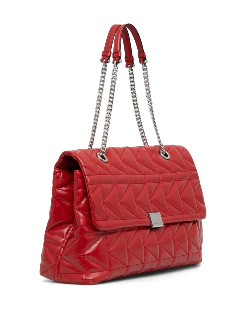Karl Lagerfeld large K/Kuilt tote bag - Rood