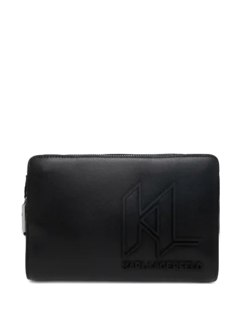 Karl Lagerfeld logo-embossed belt bag