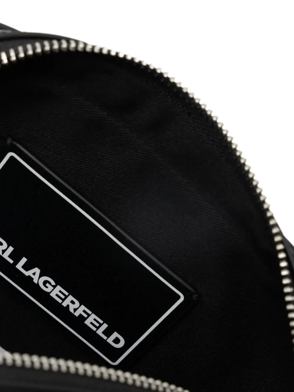 Karl Lagerfeld Heuptas met logo-reliëf Zwart