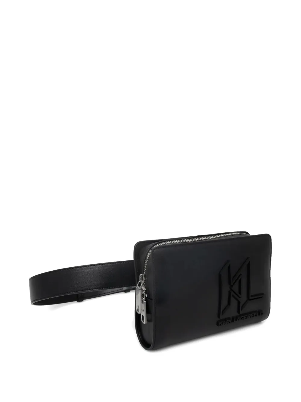 Karl Lagerfeld Heuptas met logo-reliëf - Zwart