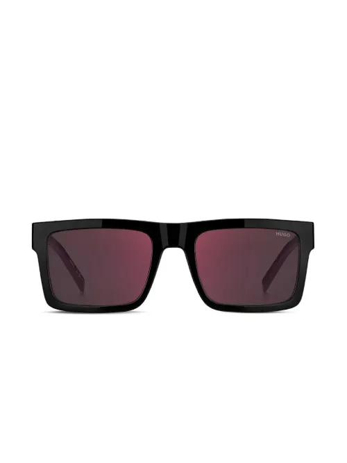Lunettes de soleil à rayures latérales - HUGO - Modalova