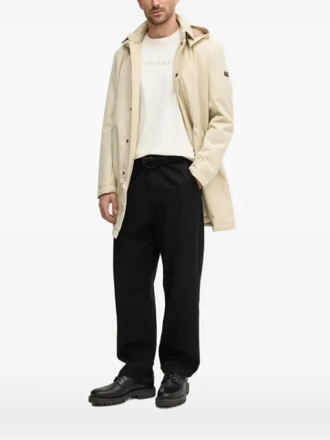 Hackett hooded buttoned jacket
