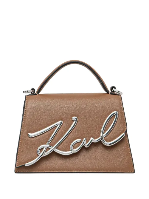 Sac à bandoulière en cuir - Karl Lagerfeld - Modalova
