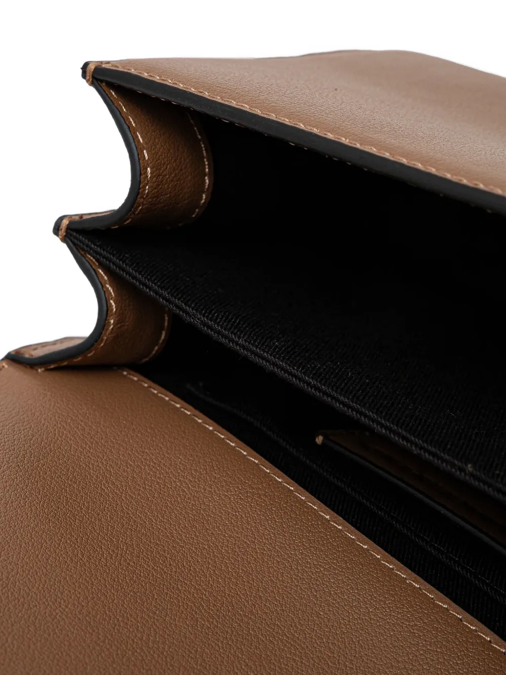 Karl Lagerfeld Leren crossbodytas Bruin