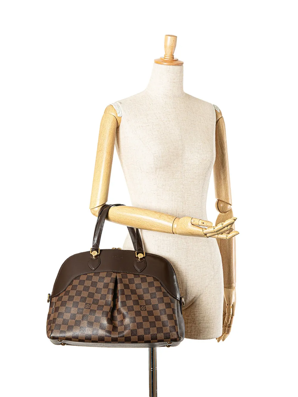 Louis Vuitton Pre-Owned 2015 Damier Ebene Salvi boekentas - Bruin