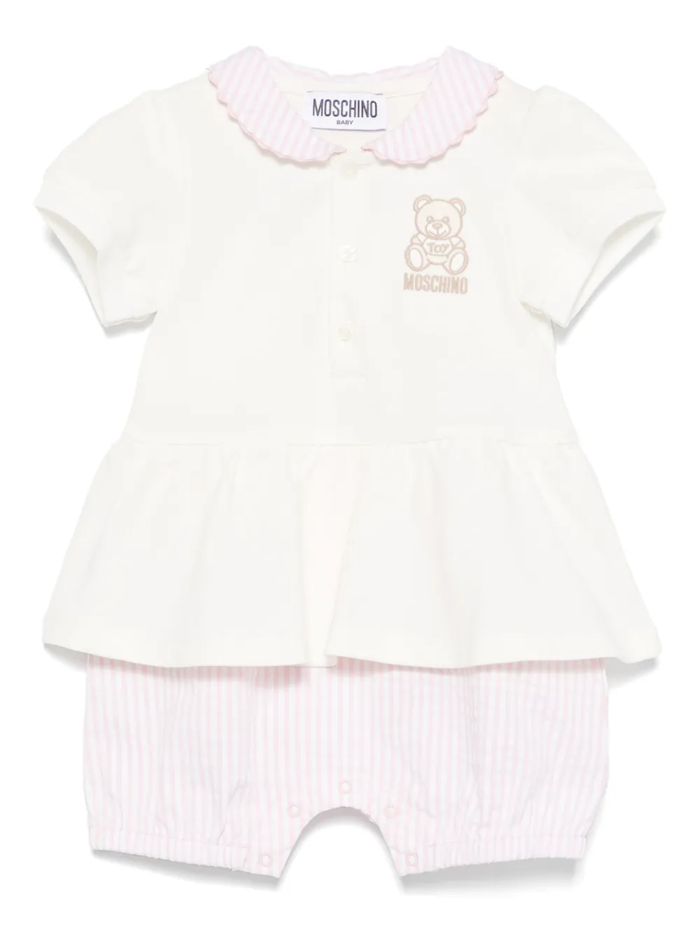 Moschino Kids Gelaagd babypakje Wit