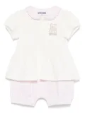 Moschino Kids layered shorties - White