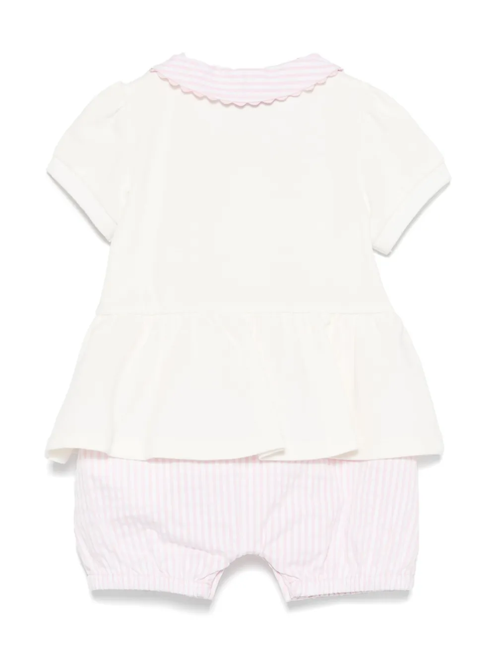 Moschino Kids layered shorties - Wit