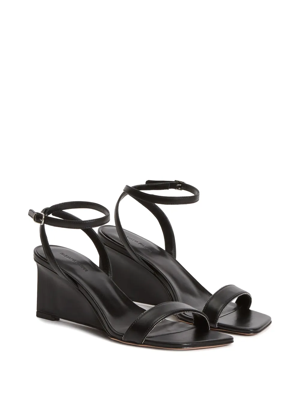 Fabiana Filippi Sandalen met sleehak - Zwart