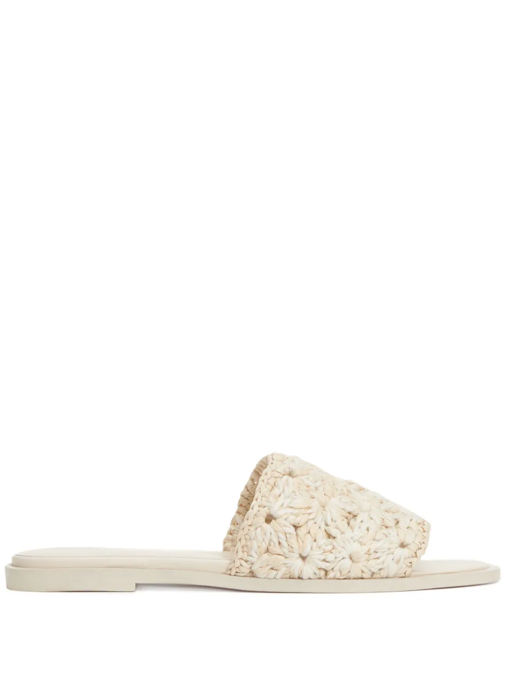 Fabiana Filippi macramé slides | Neutrals | Image 1